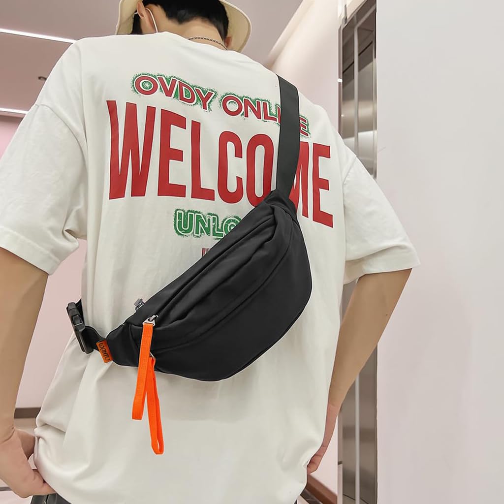 GUSTAVE Waist Bags for Men Women, Fanny Packs Women Cross Body Bag Waist Pouch for Women Chest Bag for Commuting, Travel, Outdoor Activities, Cycling GUSTAVE Waist Bags for Men Women, Fanny Packs Women Cross Body Bag Waist Pouch for Women Chest Bag for Commuting, Travel, Outdoor Activities, Cycling